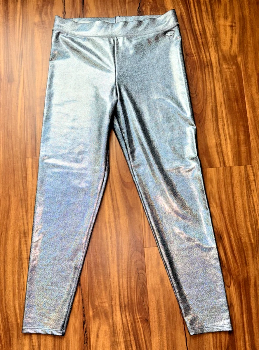 Victoria's Secret Pink Bling Sequins Campus Legging Pant Dark Gray NWT