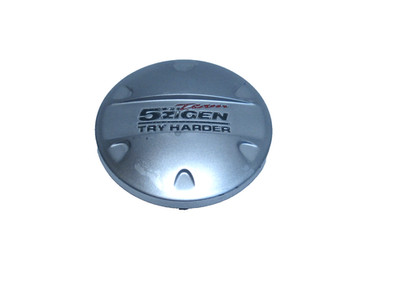 5ZIGEN CUSTOM ALLOY WHEEL SNAP ON HYPER SILVER CENTER CAP #2C-7