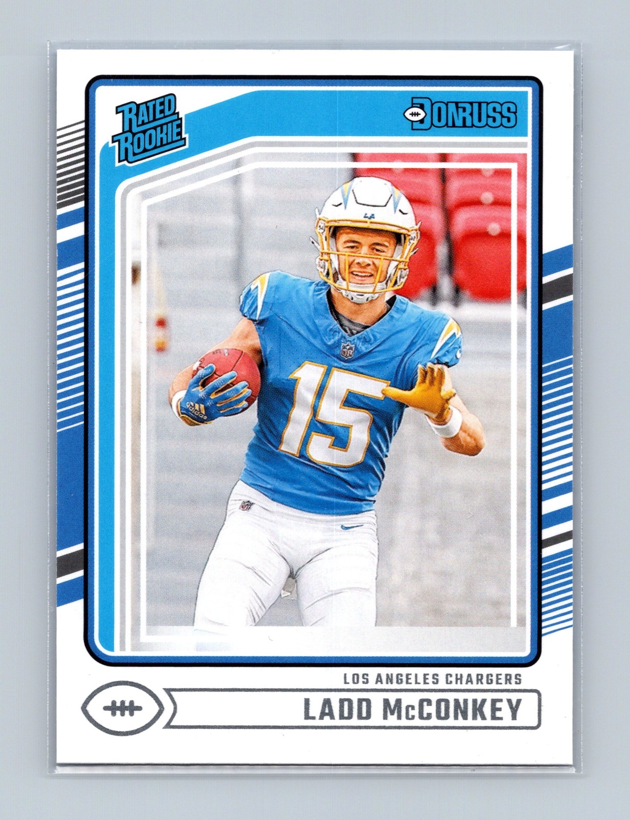Ladd McConkey Panini Donruss #328 Base