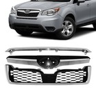 For 2014-2018 Subaru Forester Front Upper Bumper Chrome Grille Oe Style Grill (For: Subaru)