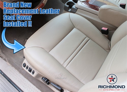 Ford Excursion Limited 2000 - lado del conductor completo cubiertas de asiento de cuero gris - Imagen 10 de 12