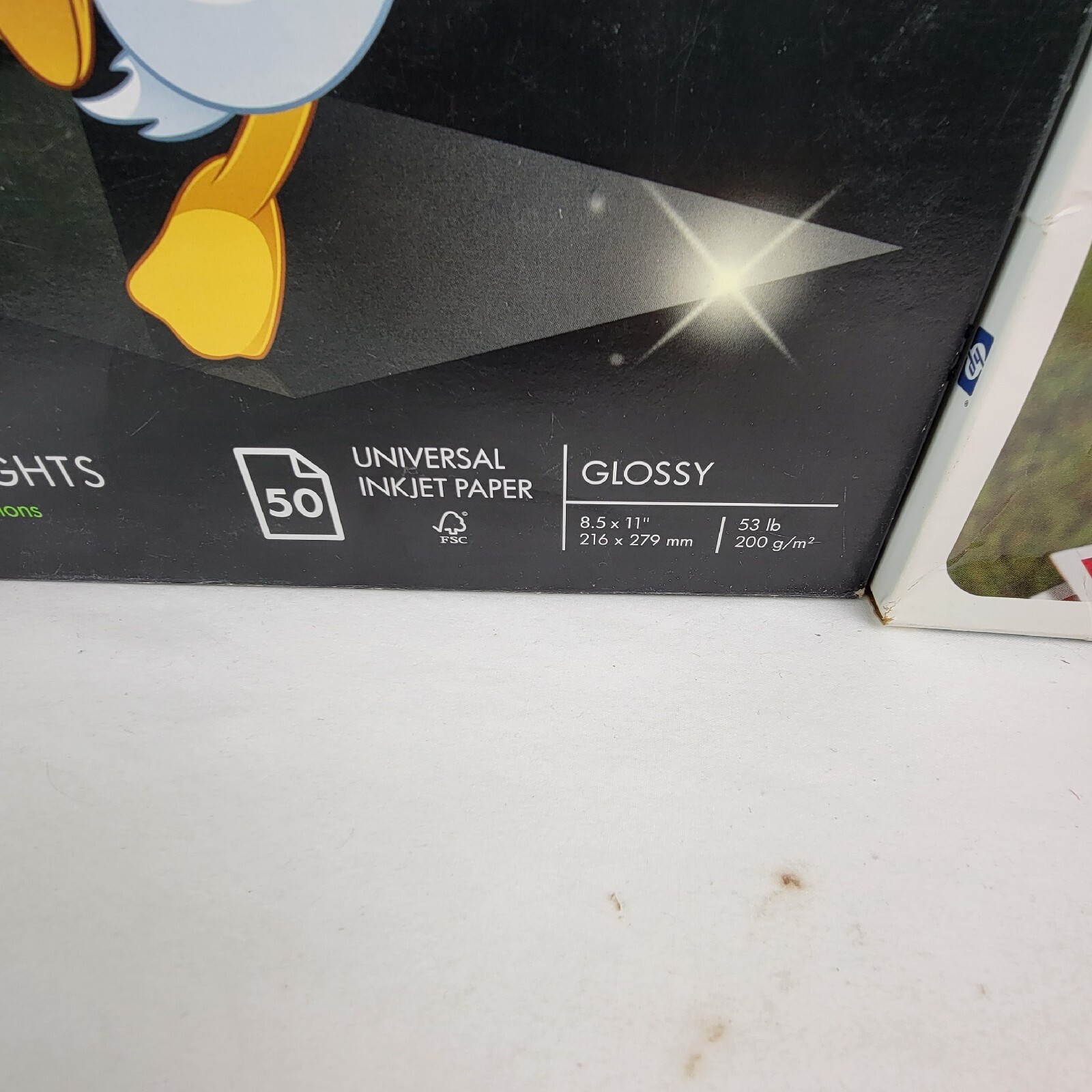 Lot HP Premium 8.5" x 11" Glossy Ink Jet Photo Paper 65 Sheets 7.5 mil & 200 g/m