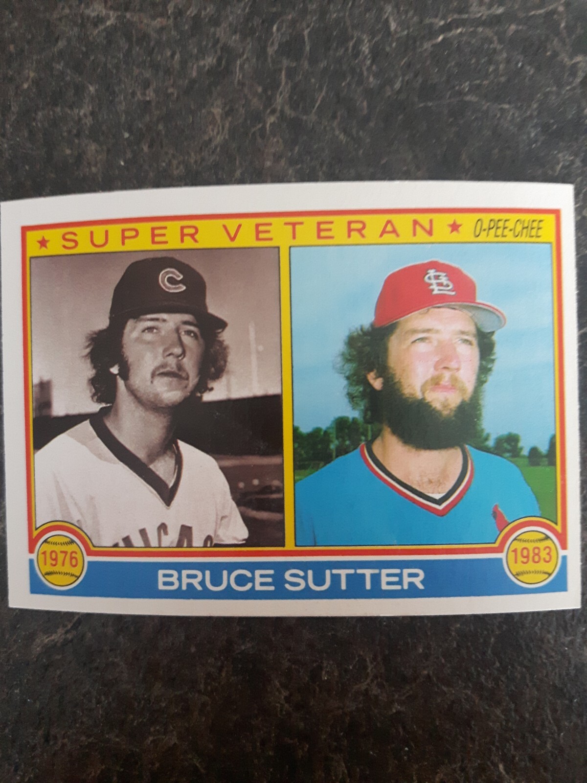 1983 O-Pee-Chee Super Veteran Bruce Sutter Card# 151