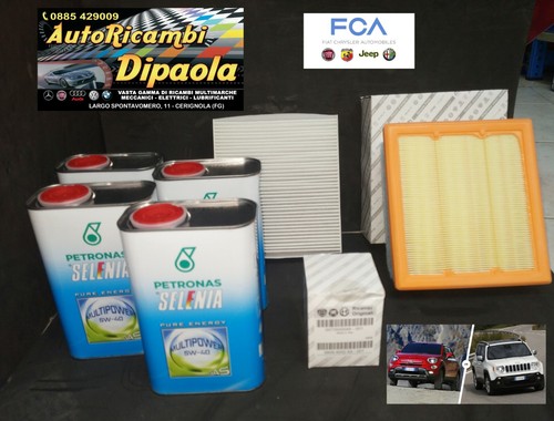 Kit Tagliando Fiat 500 X 1.6 Multijet In Accessori E Ricambi Auto