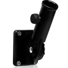 Anley Multi-Position Flag Pole Mounting Bracket with Hardwares Aluminum 1" Dia.