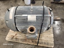 Siemens-Allis RGZZ 200 Hp AC Motor 460 Volts 1800 Rpm 4P 447T Frame