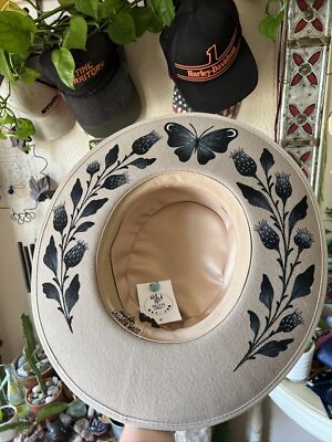 NEW Luna Bloom Spencer Beige Wool Hat Rare Limited Edition  display picture 2