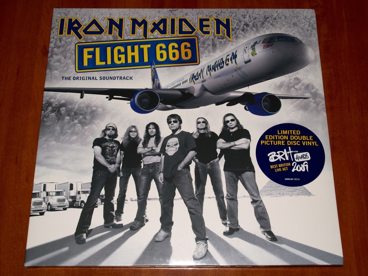 IRON MAIDEN FLIGHT 666 OST LIVE 2x LP PICTURE DISC VINYL EU