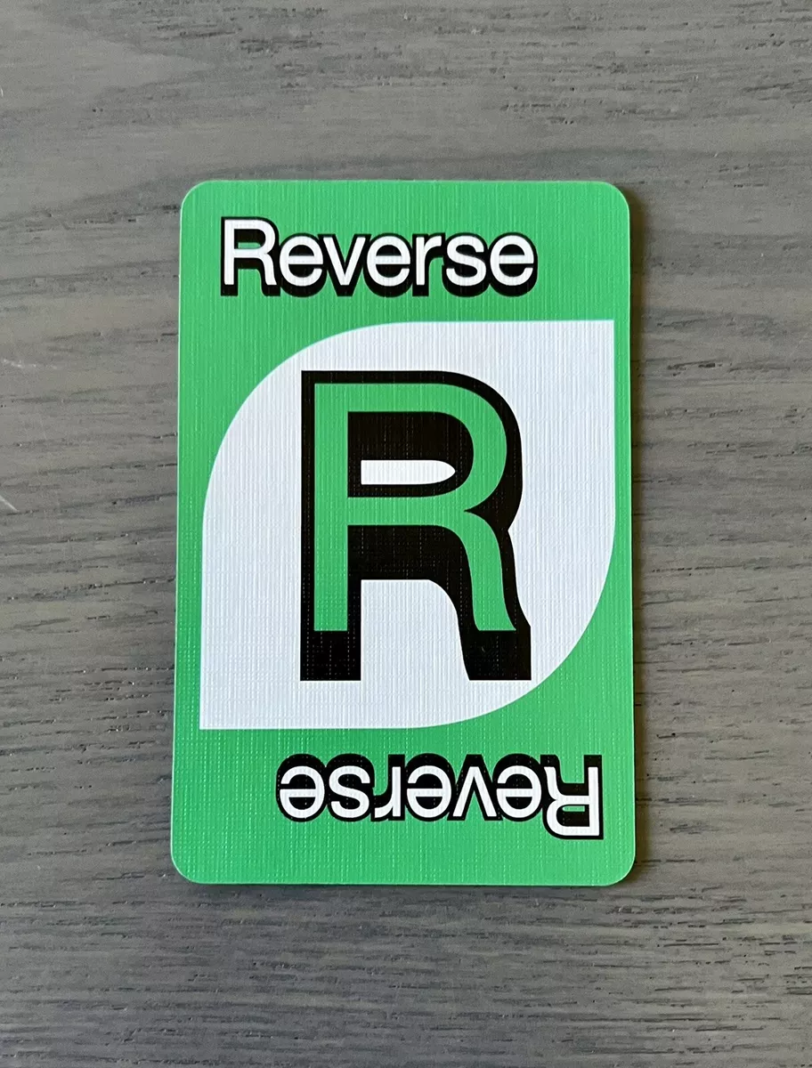 Pastel Green Uno Reverse Card | Greeting Card