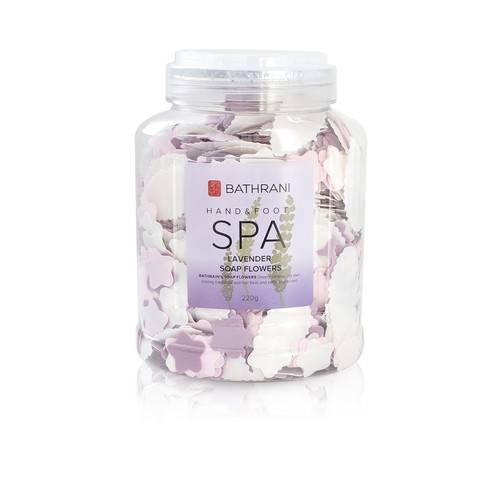 BATHRANI Hand & Foot Spa Soap Flowers - 220g/Container - Picture 2 of 12