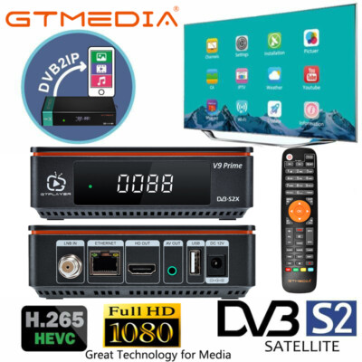 GTMEDIA V9Prime HD FTA Satellite Receiver DVB-S/S2/S2X Sat TV Box WIFI H.265 PVR