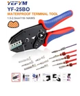 Crimping Tool YF-25BO 1-2.5mm²/18-14awg Waterproof Terminals Automotive Connectors.