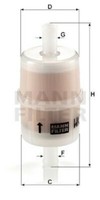 MANN-FILTER Kraftstofffilter FüR Mercedes S-KLASSE W222 V222 X222 A217 C217