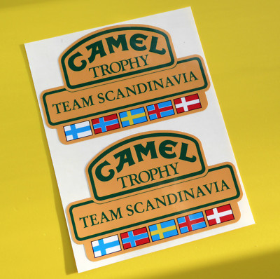 Camel Trophy Team Skandinavien 4X4 Off-Road Aufkleber Land Rover Defender