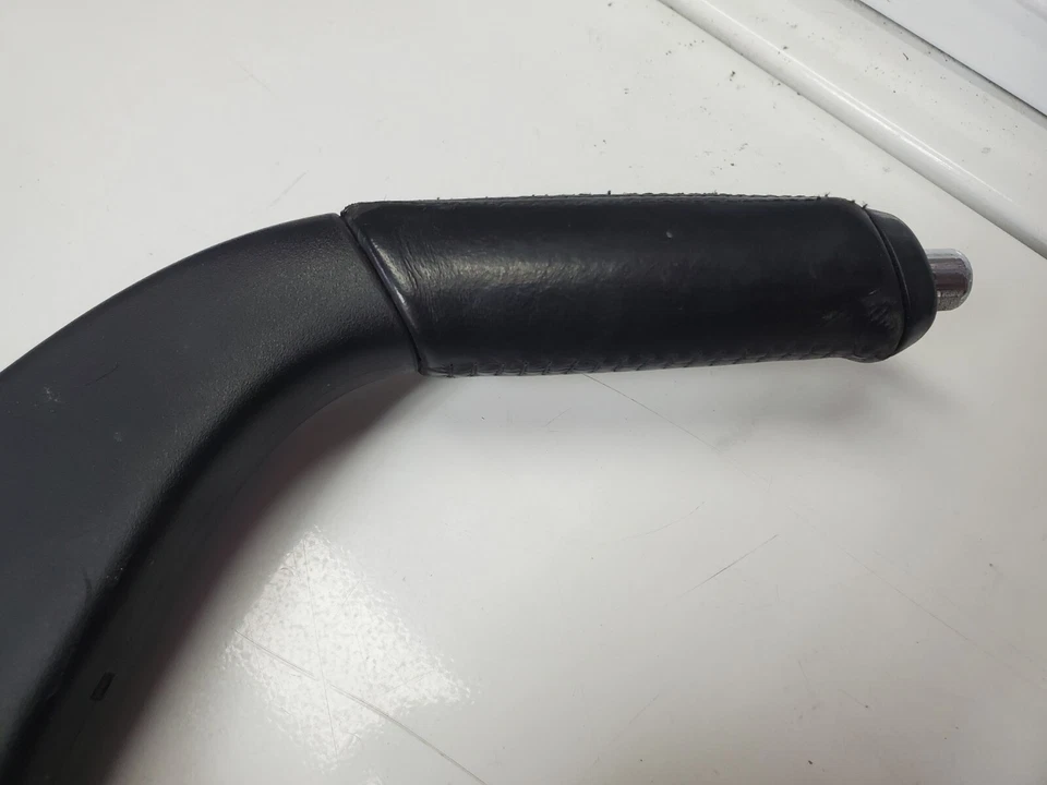 2008-2015 Mitsubishi Lancer Evolution Leather Parking Emergency Brake Assembly - Image 3 of 4