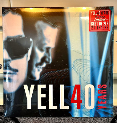 YELLO 40 Years ANNIVERSARY GERMANY Import POLYDOR EU2021 Vinyl 2xLP LTD SS LP