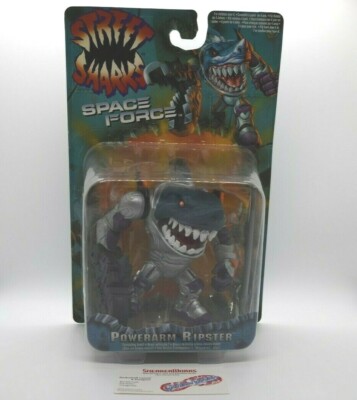 Figurine Street Sharks Power Arm Ripster - Édition Australie Exclusive Space Force 1996