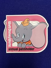 Disney World Parks 2023 Dumbo Flying Elephant Annual Passholder Car Magnet New