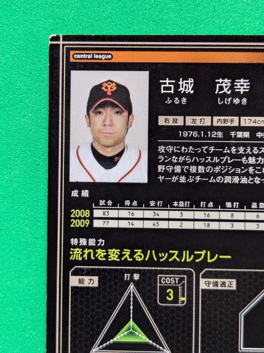 SHIGEYUKI FURUKI 51 YOMIURI GIANTS JAPAN PRO BASEBALL BANDAI 2010