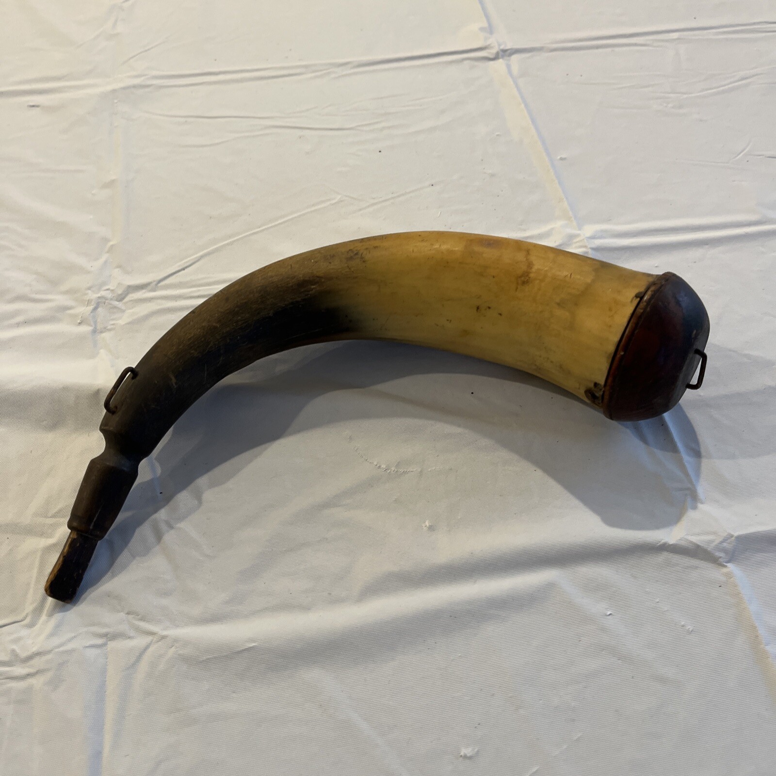 VINTAGE POWDER HORN eBay
