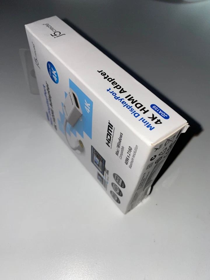 j5create Mini DisplayPort To HDMI(TM) 4K Converter, JDA159 - Image 4 of 4