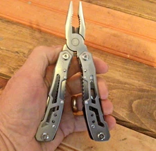 Outdoor Stainless Steel 12 Function Emergency Camping Multitool   FREE SHIPPING!