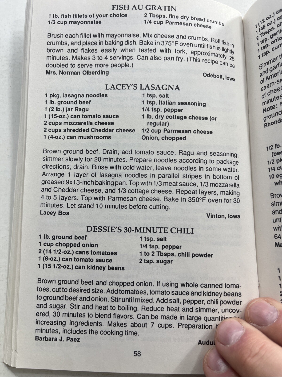 Iowa Holiday Cookbook Christmas ethnic Dutch Letters St. Nicholas cookie Vintage