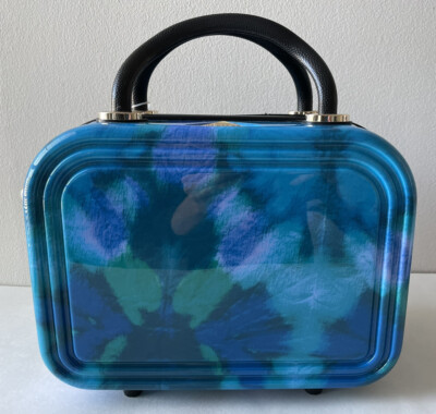 Triforce Elite Hardside Beauty Case Blue Marble Waterfall, NEW w/ Tags,  Strap