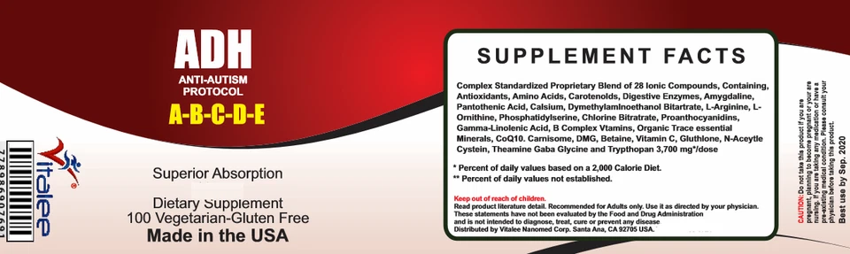 ADH-Autismo y Trastorno por Déficit de Atención Pack (3X60ct) Foto 3 de 4