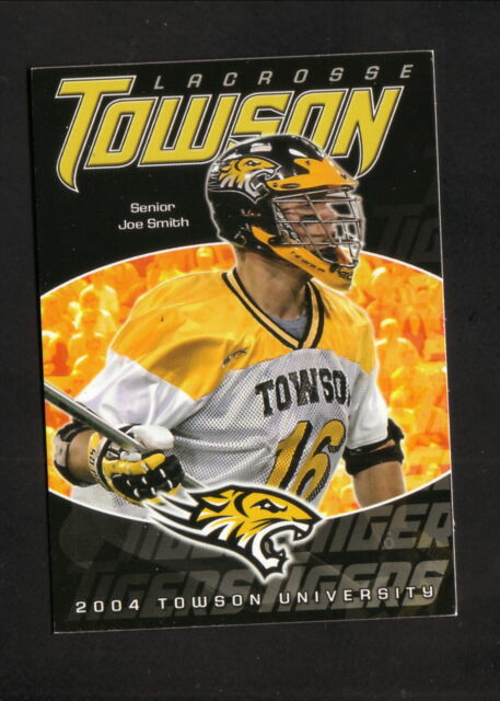 Towson Tigers--2004 Lacrosse Pocket Schedule--STX Lacrosse/Geico