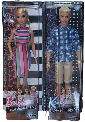 BARBIE #68 KEN #7 FASHIONISTAS DOLLS