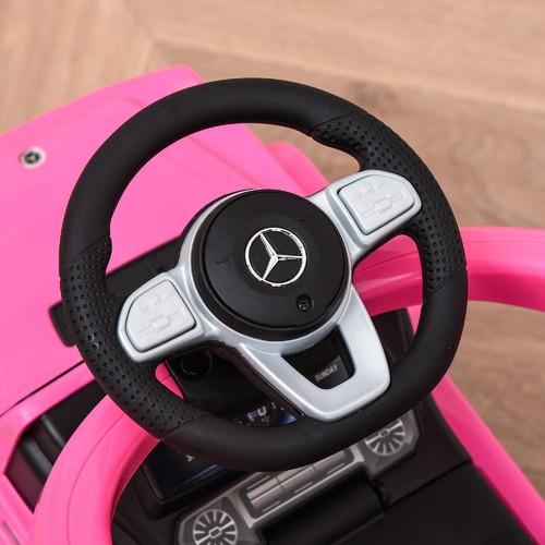 Macchina a Spinta per Bambini 12-36 Mesi Licenza Mercedes Rosa DecHome - Foto 8 di 9