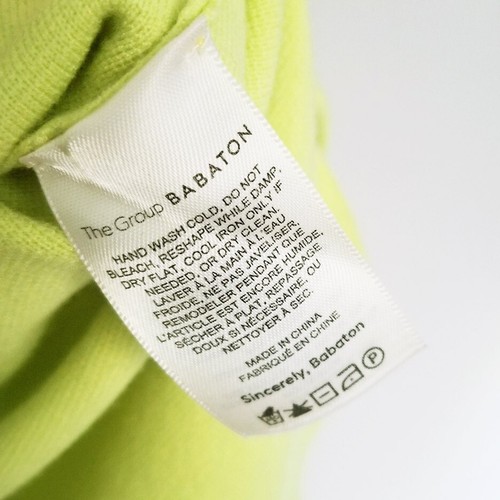 Aritzia The Group Babaton Pegasus Hoodie Sweater S Relaxed Sunlight Lime $128 - Picture 9 of 15
