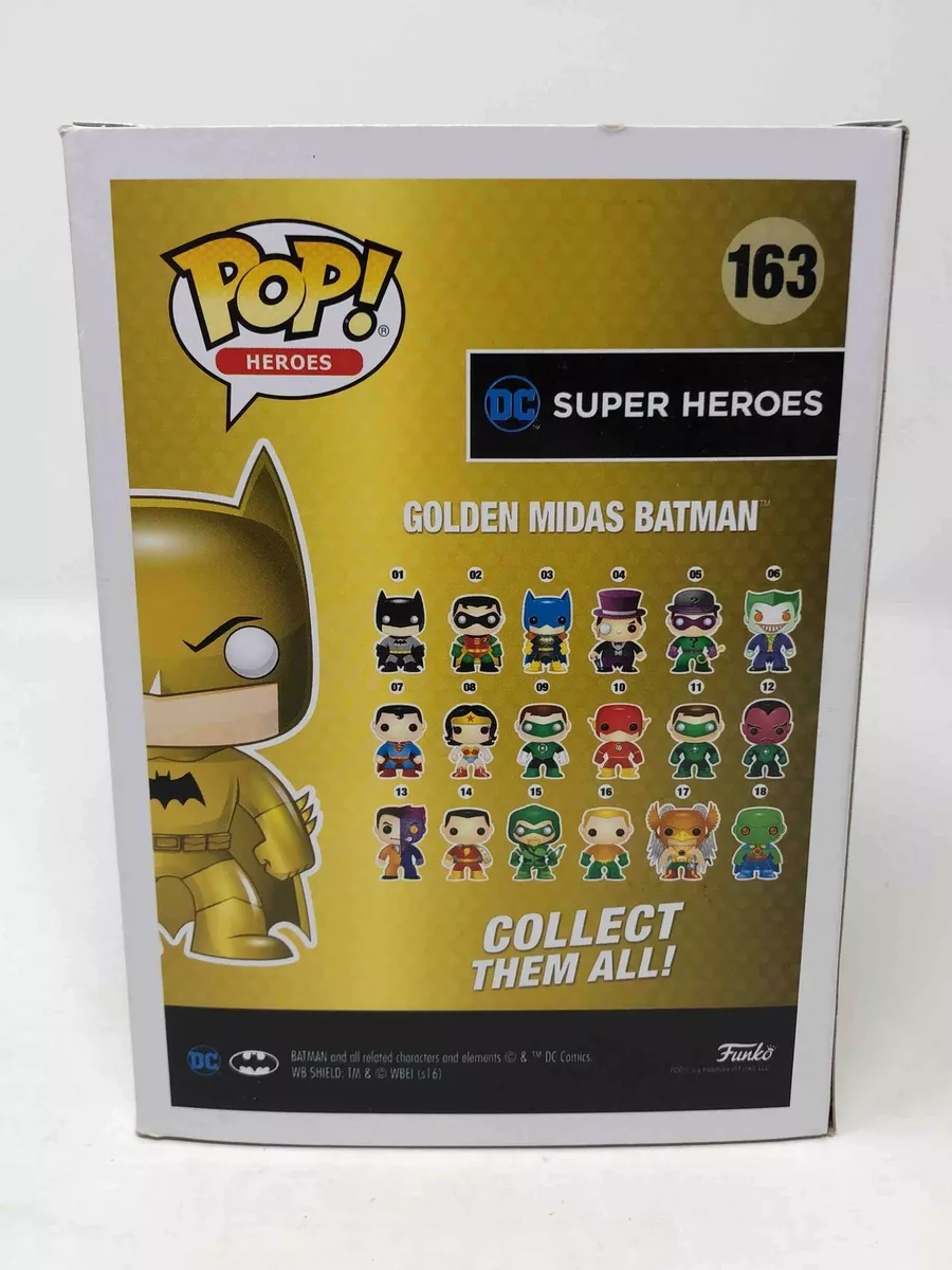 Funko POP Heroes DC Comics DC Super Heroes Golden Midas Batman