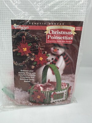 New Christmas Holiday Plastic Canvas Craft Kits by The Needlecraft Shop