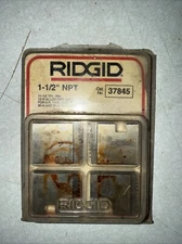 Ridgid 37845 1-1/2” NPT PIPE DIES, 11-1/2tpi-RH THREADING