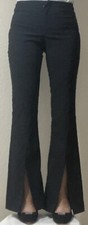 Vintage,  R WEAR RAMPAGE", Woman Size 3,Black, SLIT-FRONT Pants, Spandex Blend