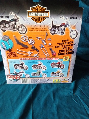 Vintage Harley Davidson Metal Maxx Diecast Custom Shop New 2000 - Picture 7 of 10