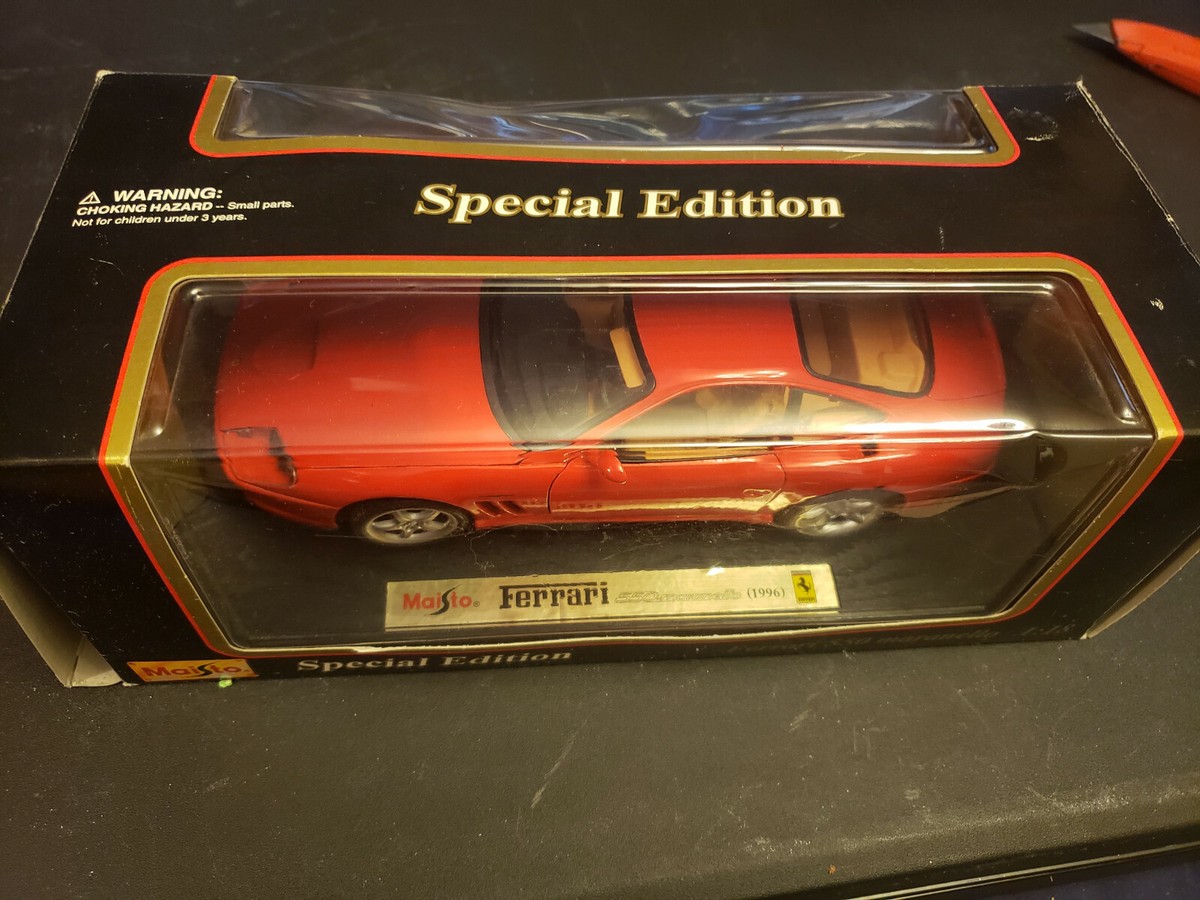1996 FERRARI 550 Maranello Special Edition 1/18 with Box MAISTO 