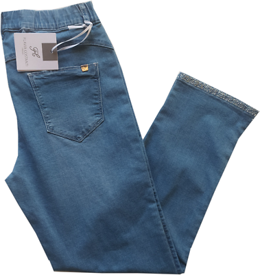 Onsoyours Jeans Capri Donna Eestivi 3/4 Jeans a Vita Alta Eleganti Elasticizzati Corti Pantaloni in Denim Jeggings A Blu Scuro XS