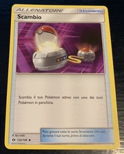 Carta Pokemon Sole e Luna ITA: SCAMBIO 132/149 Non Comune