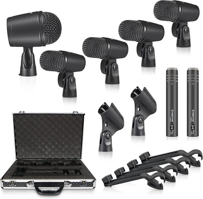 Phenyx Pro Drum Microphone Kit 7-Pieces
