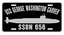 USS GEORGE WASHINGTON CARVER SSBN 656 License Plate Car Truck RV MilitaryP01 SSP