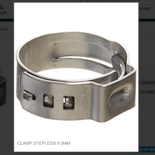 PROGERAL CLAMP STEPLESS 9.5MM (Set of 10) # 16700004-100