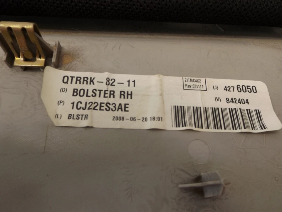 2008-2010 Chrysler Town &amp; Country Passageiro Traseiro RR Porta Vidro Guarda-sol Usado - Imagem 4 de 4