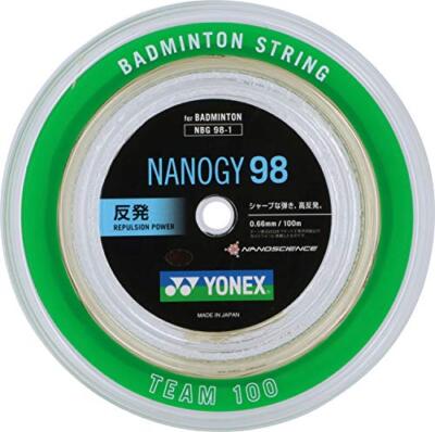 YONEX NANOGY ９８ 100m YONEX Badminton String Nanogy 98 Roll 0.66mm/100m NBG98-1 Cosmic