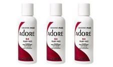 BL Adore Semi-Permanent Haircolor 064 Ruby Red 4oz X 3 Counts