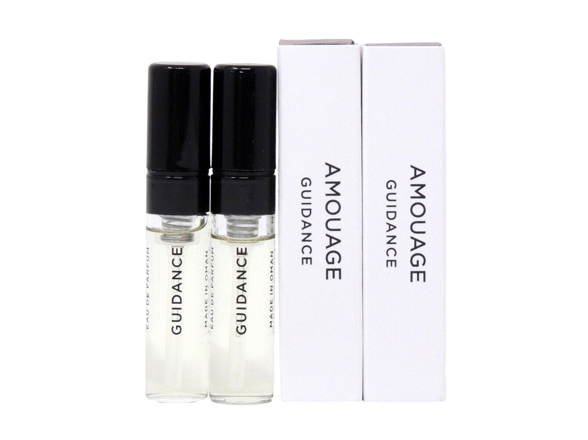 アムアージュ　ガイダンス　Amouage Guidance 10ml ・2 Amouge Guidance Eau de Parfum Sample Spray 2ml New | eBay