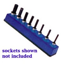 Mechanics Time Saver 380 38 In Dr Universal Magnetic Blue Socket Holder 10-19mm