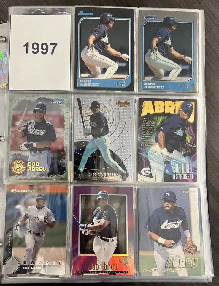 BOBBY ABREU MLB Star Baseball (312) Diferentes Tarjetas Especiales Colección 1992-2008 Foto 4 de 4